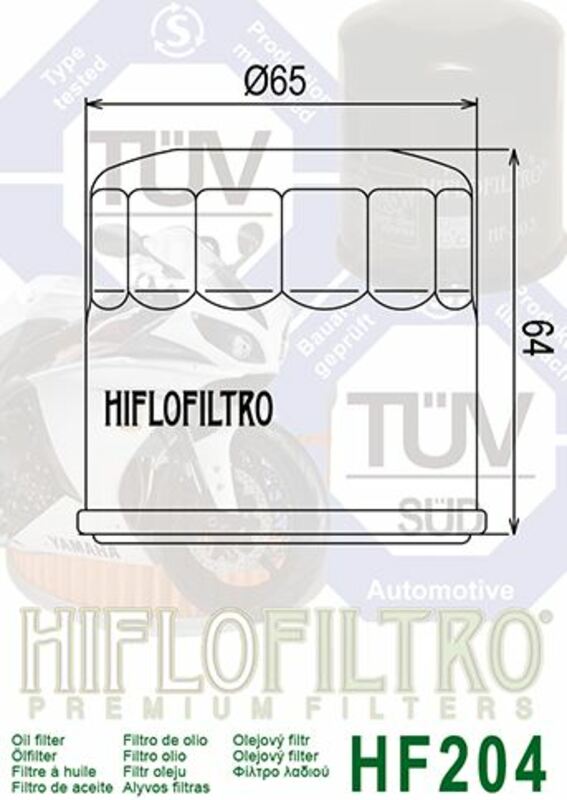 HIFLOFILTRO Ölfilter - HF204 – Bild 2