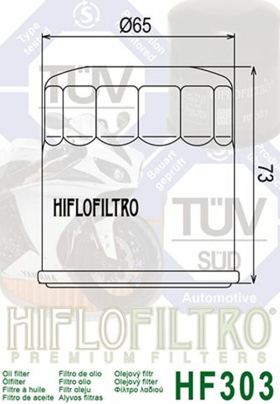 HIFLOFILTRO Ölfilter - HF303 – Bild 2