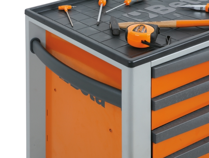 BETA Werkzeugwagen mit sechs Schubladen Orange – Bild 3