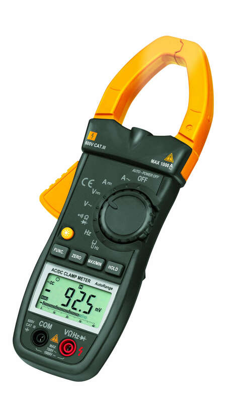 ZECA Multimeter/Amperemeter kombiniert mit ZECA Zange – Bild 1