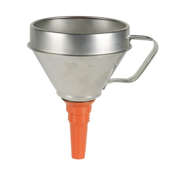 Trichter aus Weissblech, 1.3l. Mit Filter Ø160mm