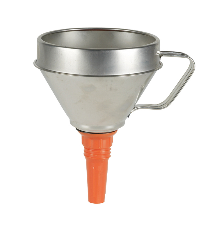 Trichter aus Weissblech, 1.3l. Mit Filter Ø160mm – Bild 1