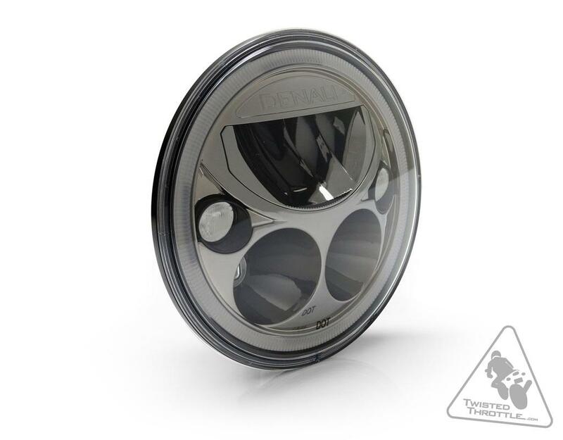 DENALI Scheinwerfer M7 LED Ø 177 mm schwarz Chrom – Bild 3