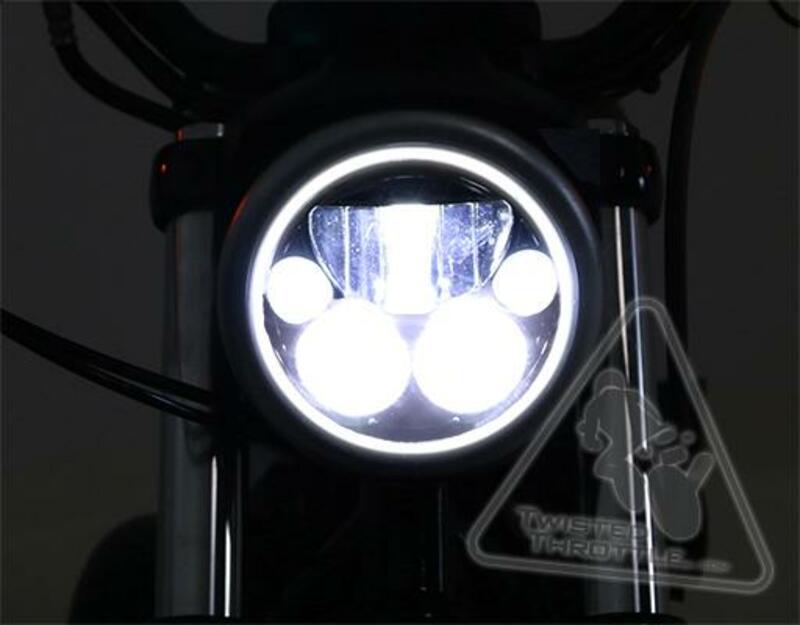 DENALI Scheinwerfer M7 LED Ø 177 mm schwarz Chrom – Bild 5