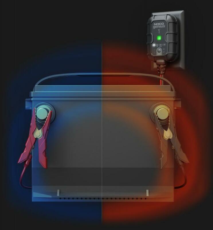 NOCO Genius1 Smart Batterieladegerät 6/12V 1A – Bild 2