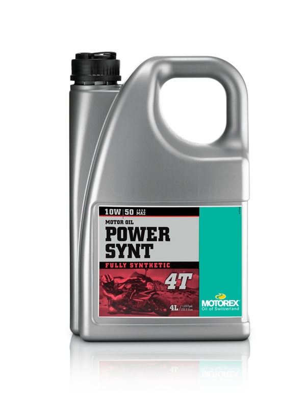 MOTOREX Power Synt 4T Motorenöl - 10W50 JASO MA2 - 4 l – Bild 1