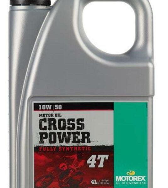 MOTOREX Cross Power 4T Motorenöl - 10W50 JASO MA2 - 4 l