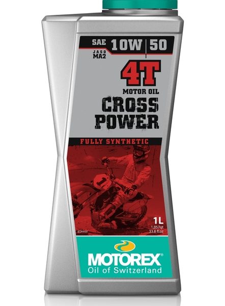 MOTOREX Cross Power 4T Motorenöl - 10W50 JASO MA2 - 1 l