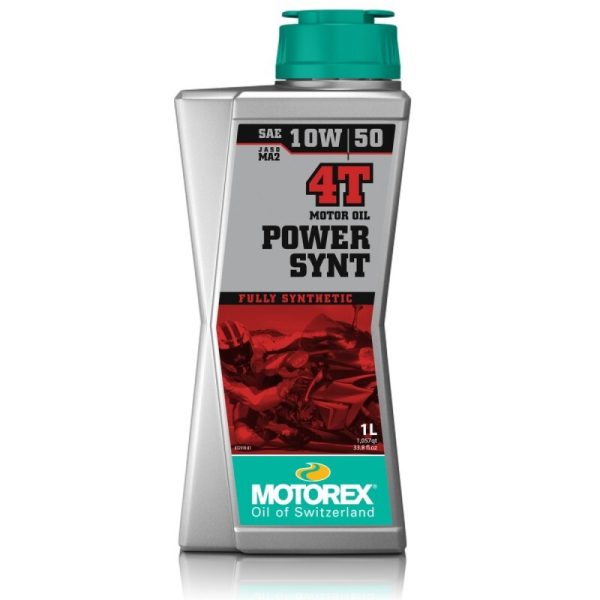 MOTOREX Power Synt 4T Motorenöl - 10W50 JASO MA2 - 1 l