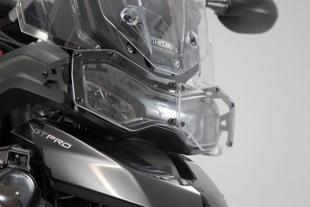 Scheinwerferschutz. Halterung mit Blende. Tiger 900/ GT/ Rally/ Pro – Bild 2
