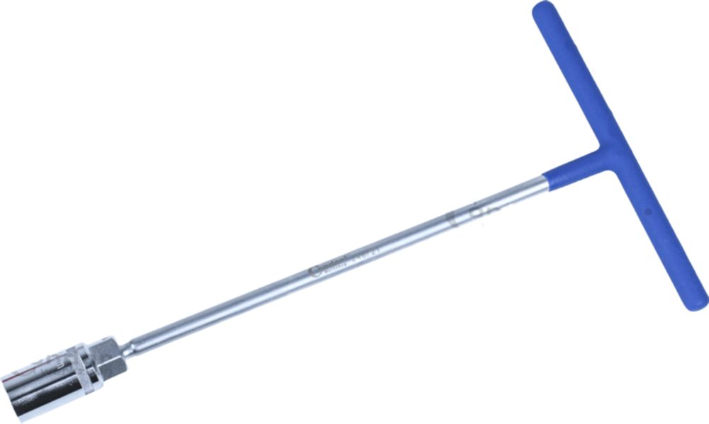 Kerzenschlüssel 6-kant 21mm T-Griff extra lang – Bild 1