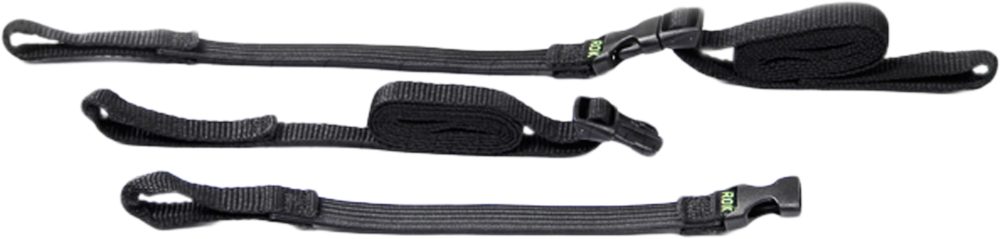Rock Straps 2 verstellbare Spanngurte. schwarz 310-1060 mm – Bild 1