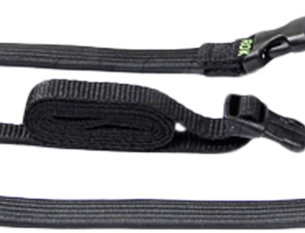 Rock Straps 2 verstellbare Spanngurte. schwarz 310-1060 mm