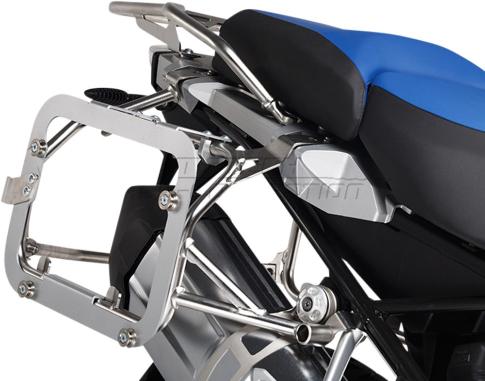 TRAX Adapterplatten zu Original BMW Seitenträger für R1200GS LC 14- – Bild 1