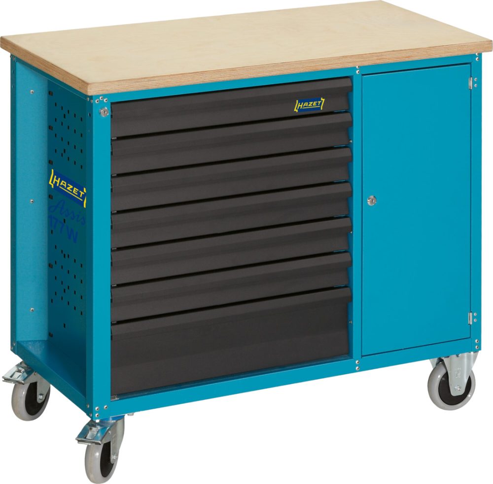 Werkzeugwagen leer, 7 Schubladen – Bild 1