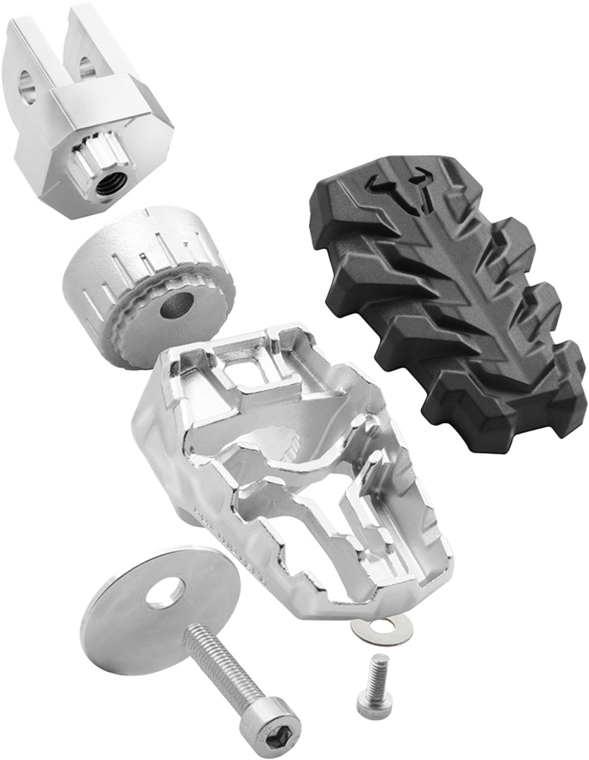 Fussrastenkit EVO silber – Bild 2