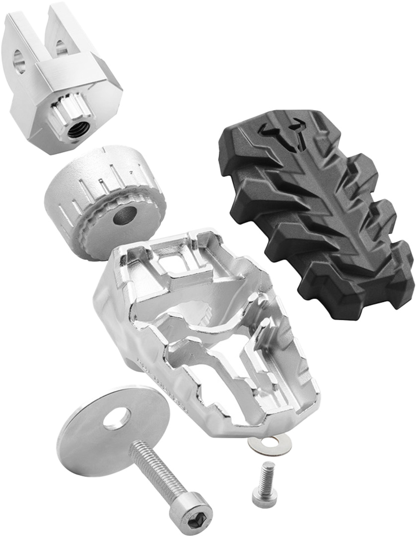Fussrastenkit EVO silber – Bild 2