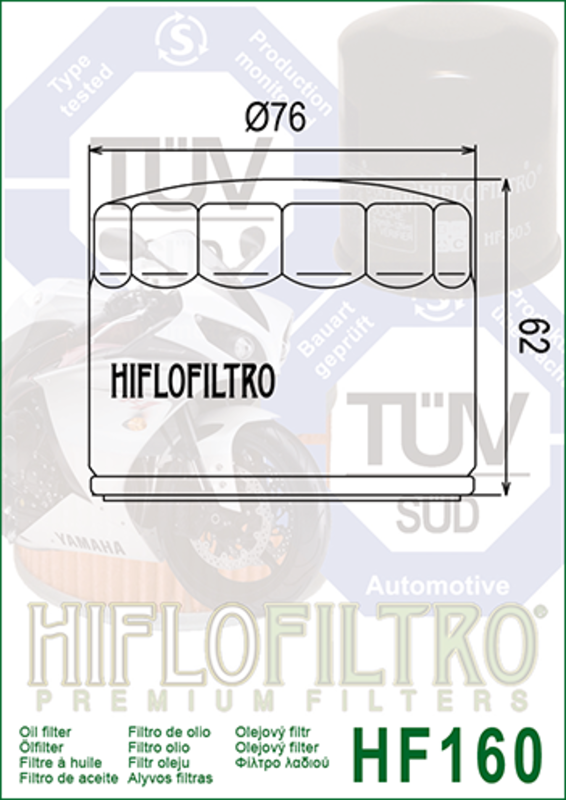 HIFLOFILTRO Ölfilter - HF160 – Bild 2
