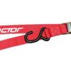VECTOR Spanngurt  – 38 mm – S-Haken (Ø 9 mm) und Karabiner – Rot