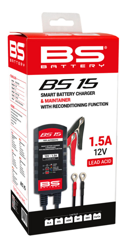 BS BATTERY BS15 Intelligentes Batterie-Ladegerät – Bild 1