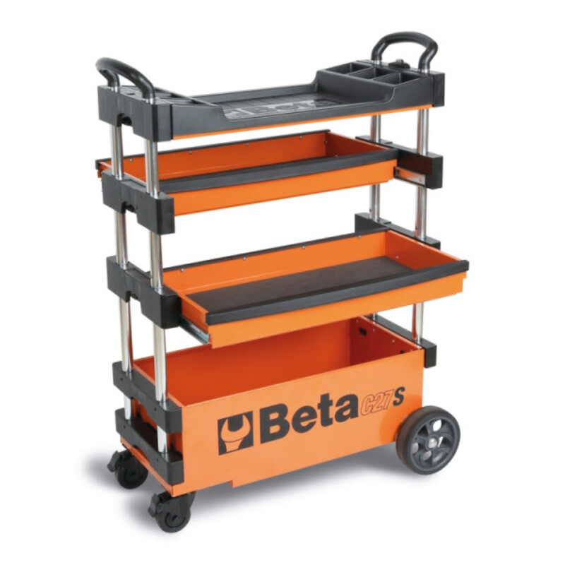 BETA 2700S/VU zusammenklappbarer Werkzeugwagen mit 100 Werkzeugen – Bild 3