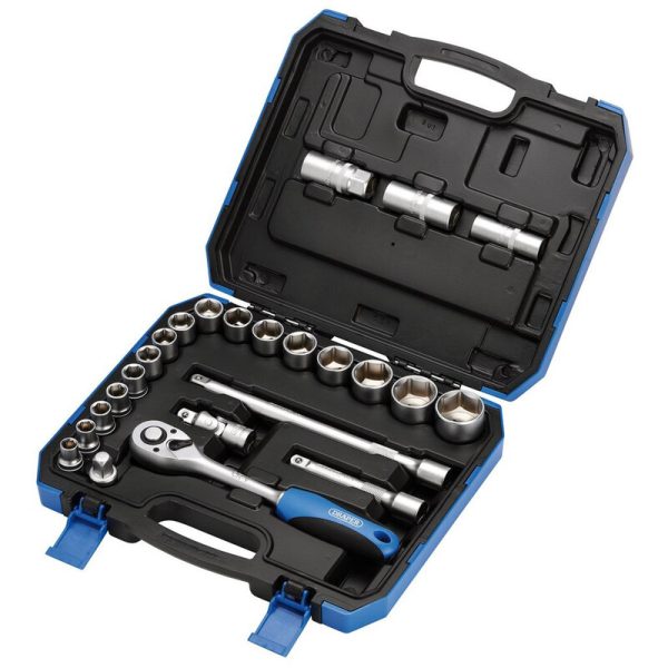 DRAPER Metrischer Steckschlüsselsatz – 1/2" (24-teilig)