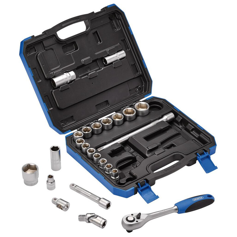 DRAPER Metrischer Steckschlüsselsatz – 1/2" (24-teilig) – Bild 3