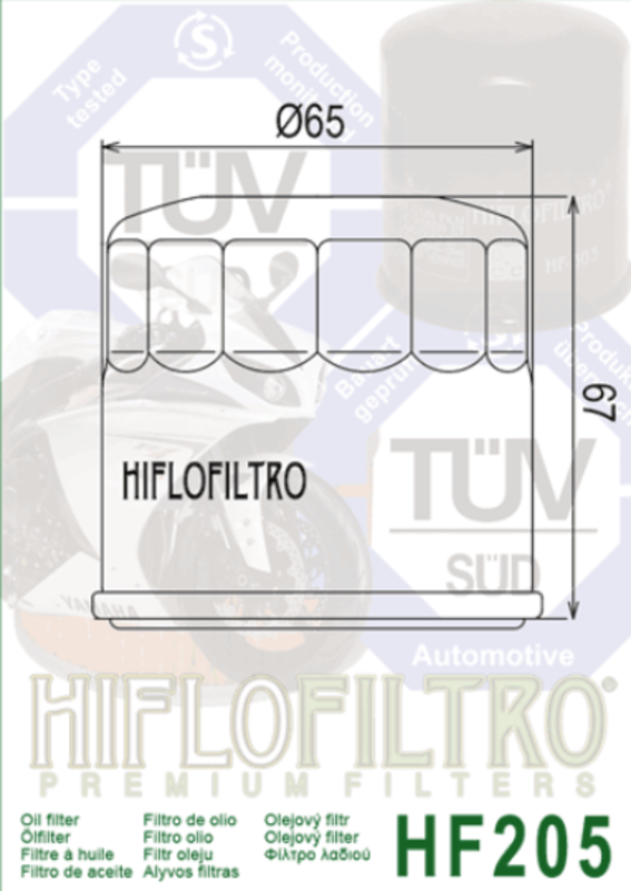 HIFLOFILTRO Ölfilter - HF205 – Bild 2