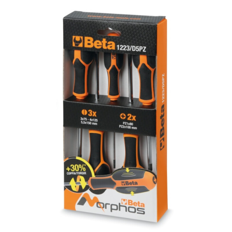 Beta Morphos Schraubendreher-Satz 10-teilig – Bild 1